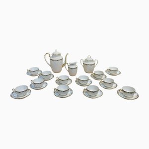 Kaffee- und Teeservice aus Porzellan von Limoges, 1930er, 27 Set