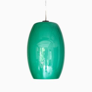 Glass Pendant Lamp attributed to Vistosi