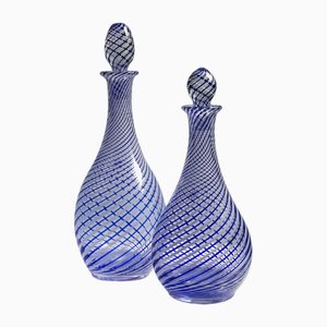 Flaschen aus Kristallglas von Pasabahce, 1980er, 2er Set