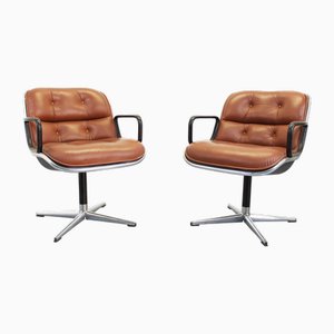 Set Bürostühle von Charles Pollock für Knoll, 1980er