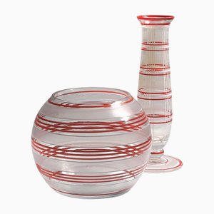 Art Deco Vases, 1920s, Set of 2