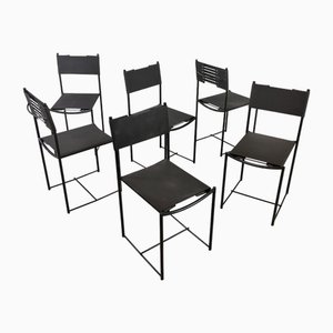 Spaghetti Chairs by Giandomenico Belotti for Alias, 1970s, Set of 6