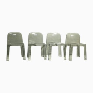 Chaises Empilables Trono par Ettore Sottsass, Italie, 2005, Set de 4