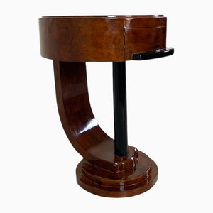Side Table in Burl Wood