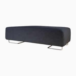Minimalistischer Lowland Ottoman mit Gestell aus Stahl von Patricia Urquiola für Moroso, Italy, 2000er