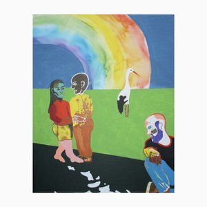 Mariusz Drabarek, Subtle Movement of the Mind, 2019, Acrylique sur Toile