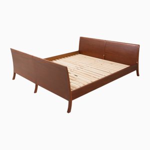 Mid-Century Queen Bett von JP Iversen, Dänemark 1950er