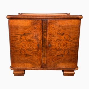 Vintage Sideboard in Burl Wood, 1940s
