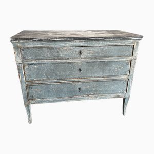 Commode Néoclassique Peinte Antique, Italie