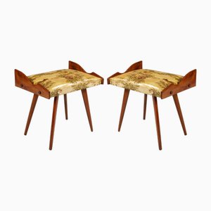 Mid-Century Modern Hocker von La Permanente Mobili Cantù, 1950er, 2er Set