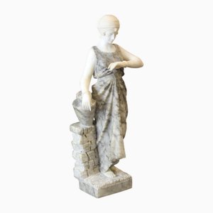 Corrini, Woman with Turban, 1890s-1910s, Alabaster