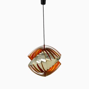 Hängelampe von Louis Weisdorf für Studio Lyfa, 1960er