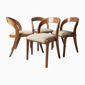 Vintage Gondola Chairs from Baumann, 1970s, Set of 4