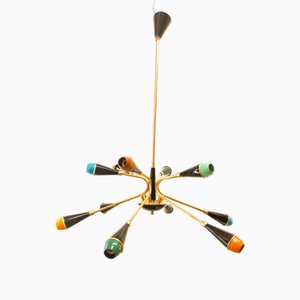 Lustre Sputnik Mid-Century à 12 Lumières