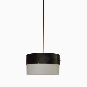 Brass and Glass Pendant Lamp