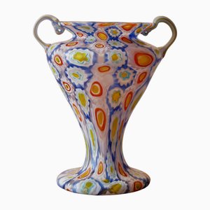 Millefiori Vase from Fratelli Toso, 1950s