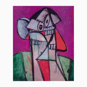 George Condo, Autoportrait à Paris, 2018