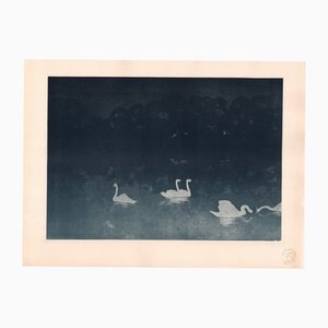Francis Jourdain, Les Cygnes, 1898, Original Lithograph