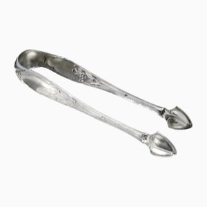 Art Deco Silver Sugar Pinsel, Former Prussia, 1890s