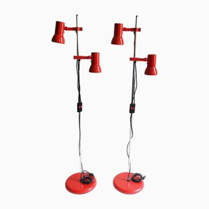 Vintage Italian Floor Lamps, 1970s, Set of 2