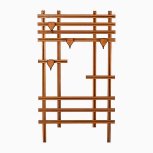 Mid-Century Modern Italian Wall Coat Rack, 1960s