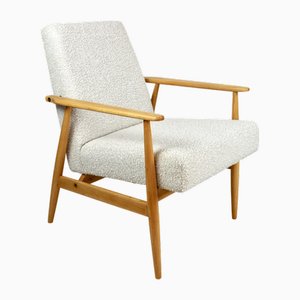Elfenbeinweißer Vintage Fox Sessel, 1970er