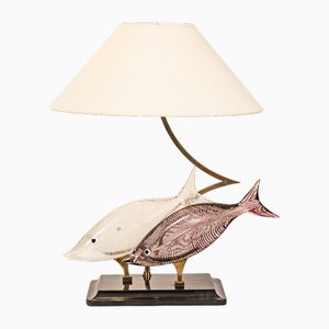 Murano Glass Lamp by Licio Zanetti, Italy, 1970s