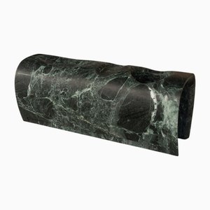 Verde Notte Samaveta Marble Bench by Serafini