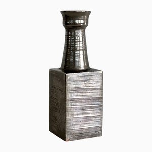 Midcentury Modern Ceramic Pottery Vase by Aldo Londi for Bitossi, 1960s