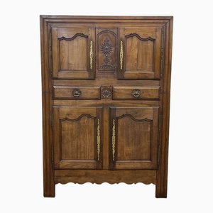 Enfilade Breton 4 Portes en Châtaignier, 19ème Siècle