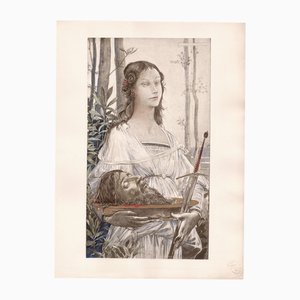Luc-Olivier Merson, Salomé, 1898, Lithographie Originale
