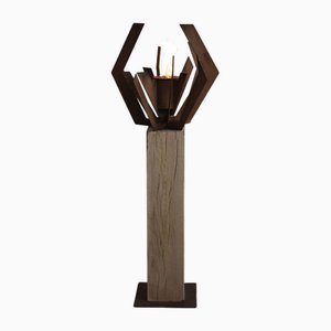 Oak Column and Garden Torch Nature by Stefan Traloc