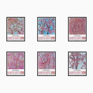 Damien Hirst, Cherry Blossoms, 2021, Poster, Set of 6
