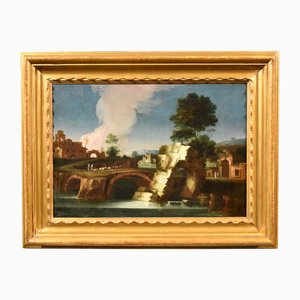 Circle of Paolo Anesi, Landschaft, 1740, Öl auf Leinwand