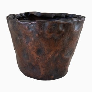 Bragalini Bronze Flower Pot, 1950s