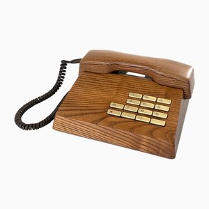 Teléfono Gfeller Trub de palisandro, años 70
