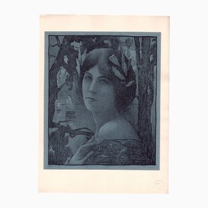 Henri Guinier, Nuit Douce, 1899, Lithographie Originale