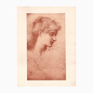 Edward Burne-Jones, Beauty, 1899, Lithographie Originale