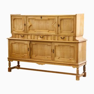 Vintage Oak Cabinet by Henning Kjærnulf, 1960s