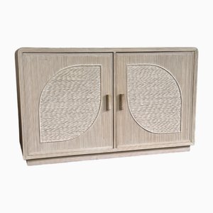 Sideboard aus geteiltem Reed Rattan von Vivai Del Sud, 1960er