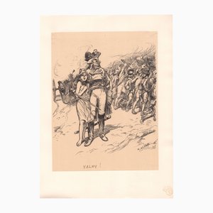 Adolphe Willette, Valmy, 1899, Lithographie Originale