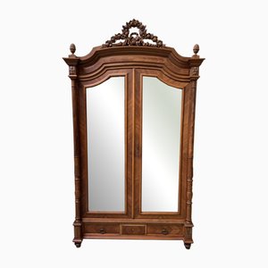Antique Wardrobe in Walnut, 1890s