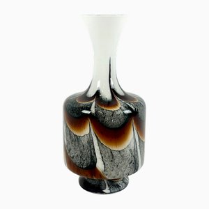 Vase Florence Vintage en Opaline de Murano par Carlo Moretti, 1970s