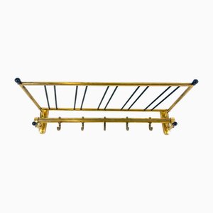 Mid-Century Modern Brass Coat and Hat Rack, 1960s