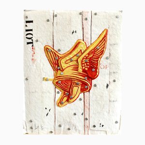 Eric Liot, Gauloise (Orange), Aquatinte Originale