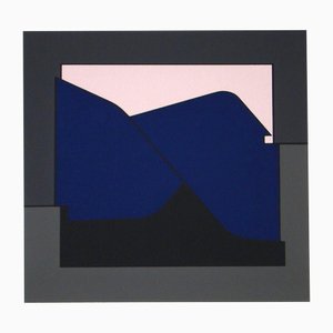 Victor Vasarely, Poprad, 1961, Serigrafía original