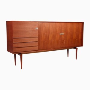 Credenza Mid-Century in teak di Henry Walther Klein per Bramin, Scandinavia, anni '50