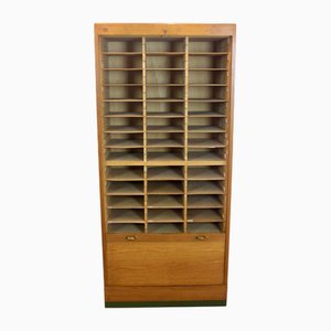 Casillero de madera de Dobergo Büromöbel, Alemania, años 50