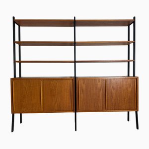 Schwedisches Vintage Bücherregal aus Teak, 1960