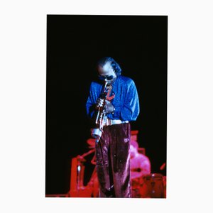Miles Davis, El gran trompetista de jazz, 1989, Fotografía